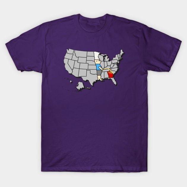 Piss on Georgia T-Shirt by Etopix